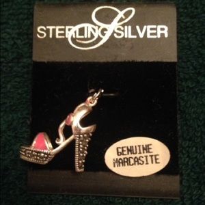 Marcasite Shoe Charm